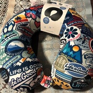 Life is Good Travel Neck Pillow